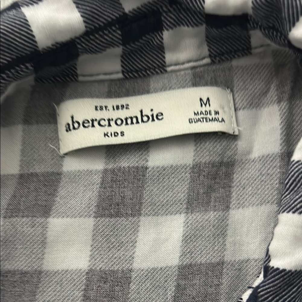 Abercrombie Kids Checkered Bottoms - Black and White
